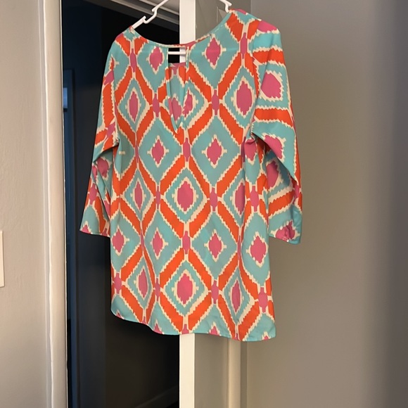 Multi color blouse size L - Picture 3 of 3